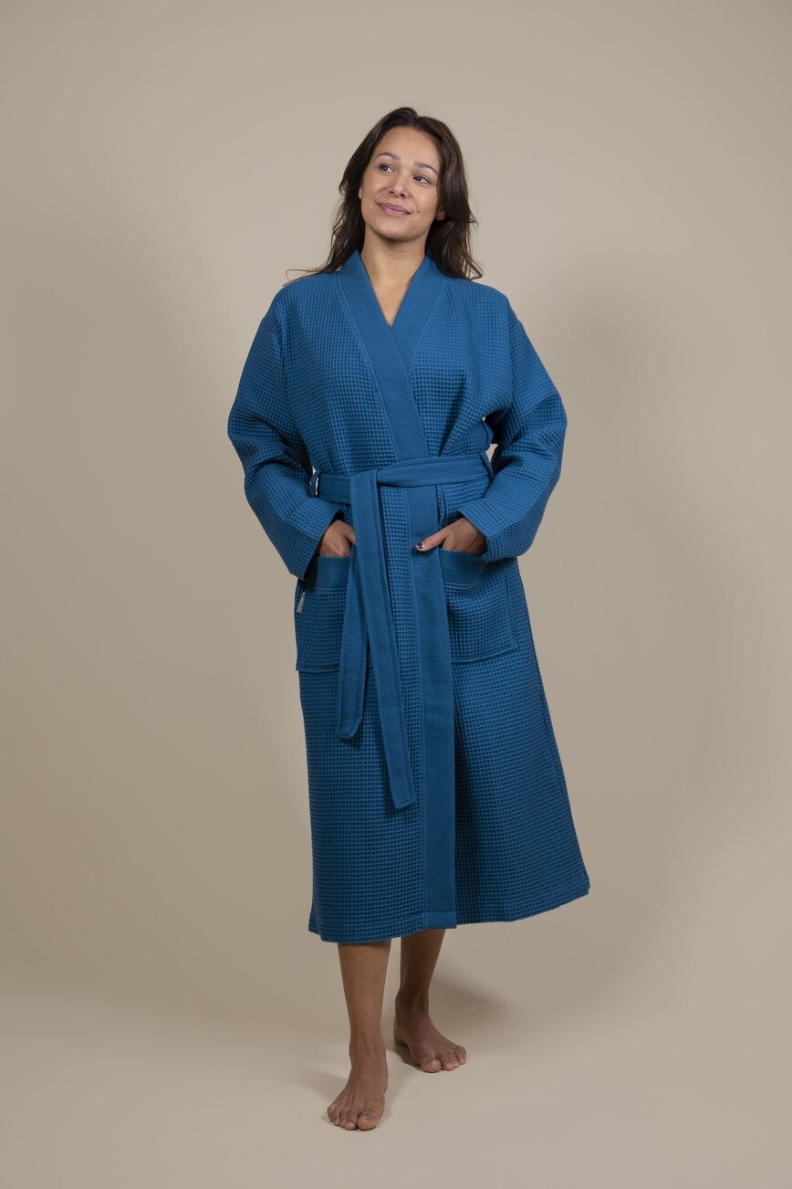 Accappatoio Kimono Blu azzurro Donna