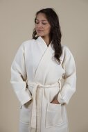 Accappatoio Kimono Ecru Donna