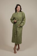 Accappatoio Kimono Verde oliva Donna