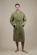 Accappatoio Kimono Verde Oliva Uomo