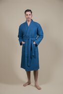 Accappatoio Kimono Blu Azzurro Uomo