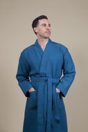 Accappatoio Kimono Blu Azzurro Uomo